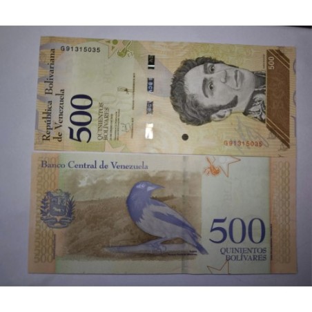 Cédula da Venezuela 500 bolivares 2018 FE