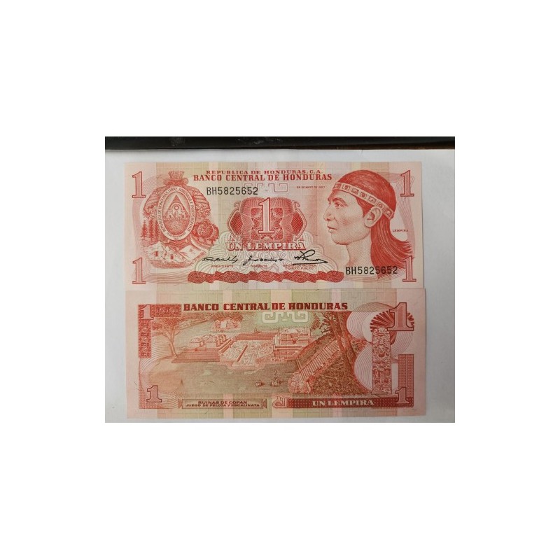 Cédula de Honduras 1 lempira FE