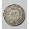 Moeda Brasil 1000 réis 1866 Mbc imperio prata