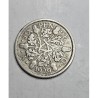 Moeda da Inglaterra 6 pence 1929 prata