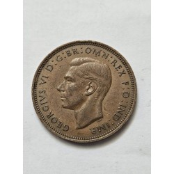 Moeda da Inglaterra half penny 1942