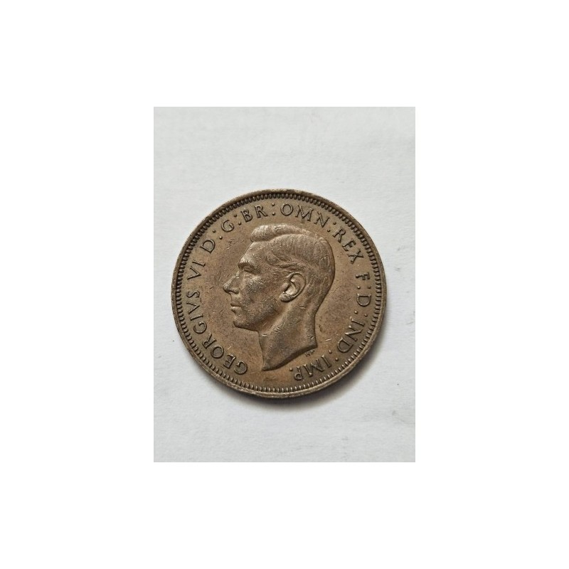 Moeda da Inglaterra half penny 1942