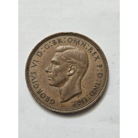 Moeda da Inglaterra half penny 1942
