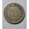 Moeda Brasil 200 réis 1875 data escassa MBC