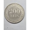 Moeda Brasil 200 reis 1893 Soberba