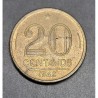 Moeda Brasil 20 centavos 1942 níquel rosa FC