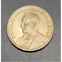 Moeda Brasil 20 centavos 1942 níquel rosa FC