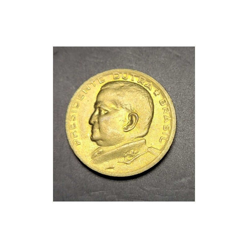 Moeda Brasil 50 centavos 1948 Dutra FC
