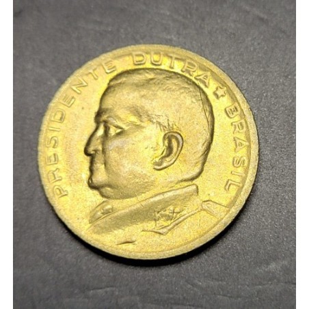 Moeda Brasil 50 centavos 1948 Dutra FC