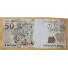 Cédula Brasil 50 reais Letras MD FE
