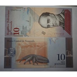 Cédula da Venezuela 10 bolivares 2018 FE