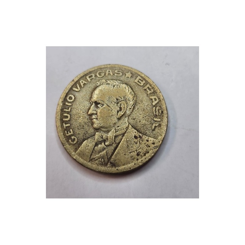 Moeda Brasil 50 centavos 1945 Getulio Vargas V194