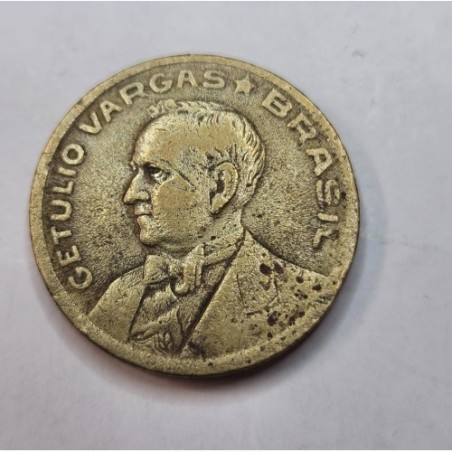 Moeda Brasil 50 centavos 1945 Getulio Vargas V194