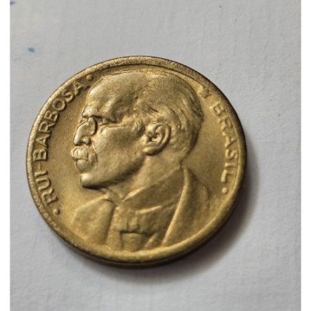Moeda Brasil 20 centavos 1948 SFC Rui Barbosa