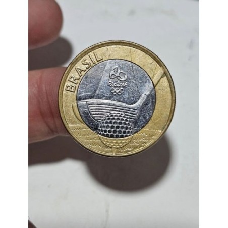 Moeda Brasil Jogos Olimpicos Rio 2016 Golfe