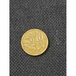 Moeda da África do Sul 10 cents 1992