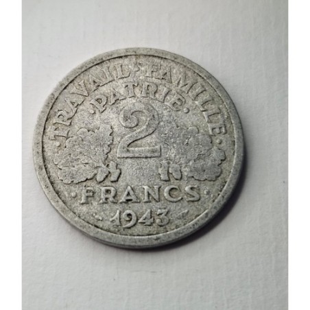 Moeda da França 2 francos 1943