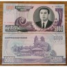 Cédula da Coreia do Norte 5000 won FE