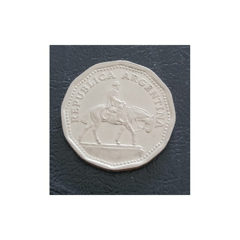 Moeda da Argentina 10 pesos 1963