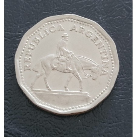 Moeda da Argentina 10 pesos 1963