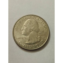 Moeda de 25 centavos de dólar - Pictured Rocks Michigan 2018