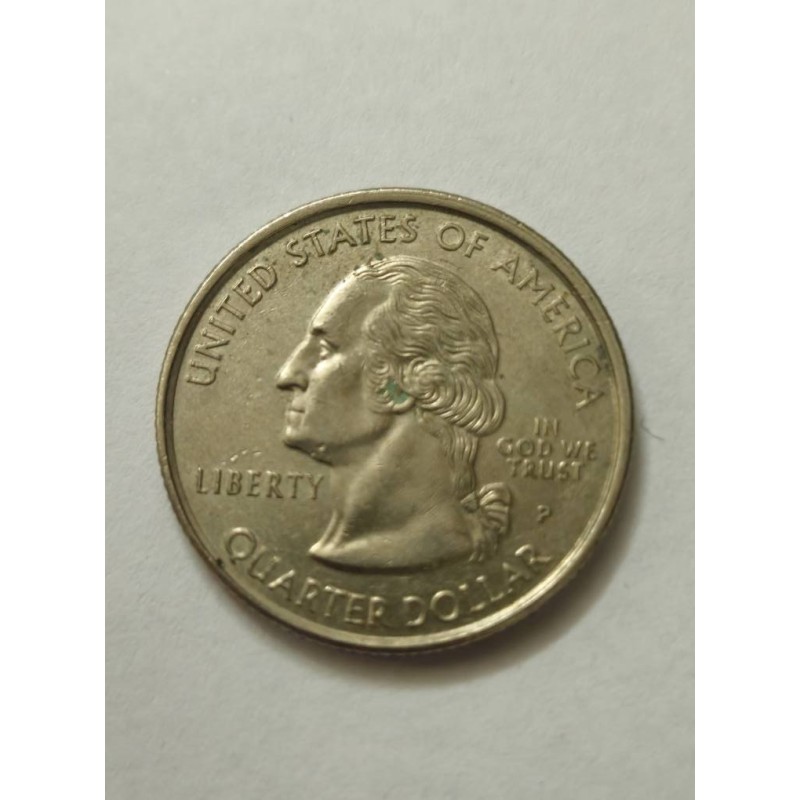 Moeda de 25 centavos de dólar - Pennsylvania 1999