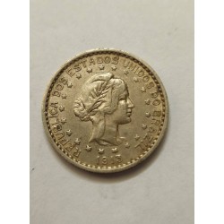 Moeda Antiga de 500 Réis - República dos Estados Unidos do Brasil - 1913