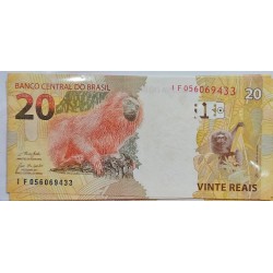 Cédula Rara de 20 Reais Série IF - Mico-leão-dourado - Item de Colecionador