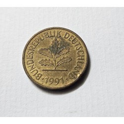 Moeda da Alemanha 5 pfenning 1991 J