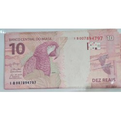 Cédula de 10 Reais - Série IB - Arara FE