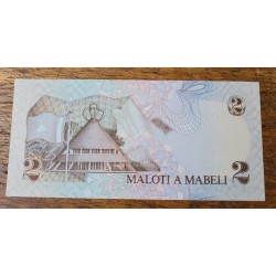 Cédula de Lesoto 2 maloti FE  P1