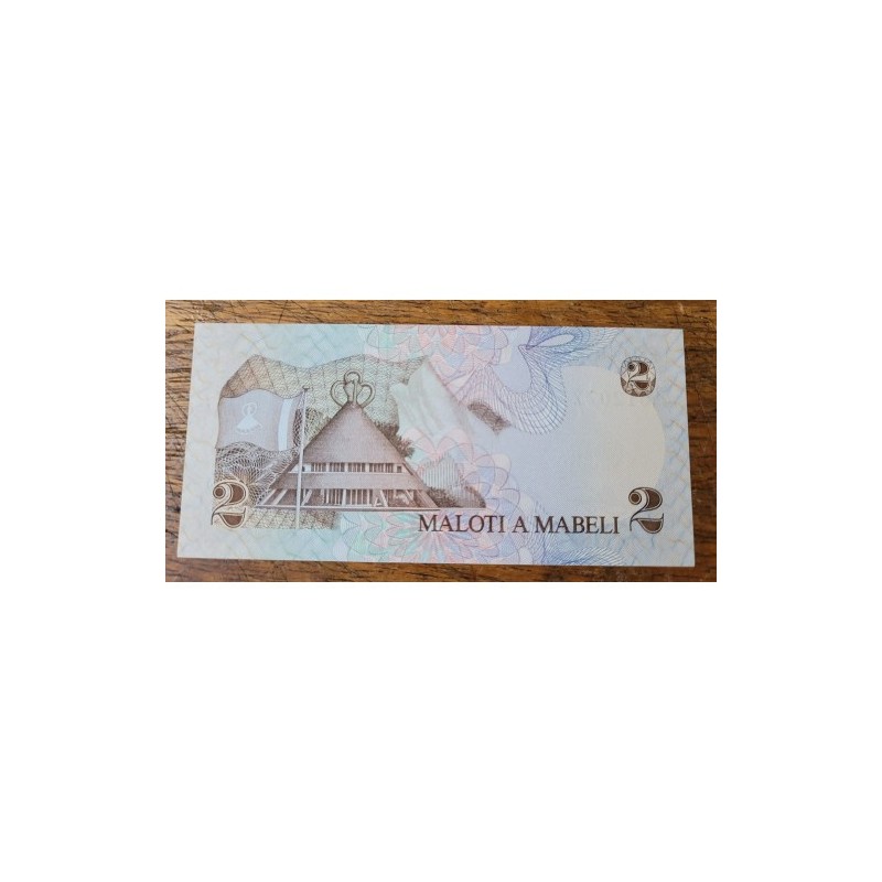 Cédula de Lesoto 2 maloti FE  P1