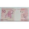 Cédula Brasil 10 reais letras HB FE