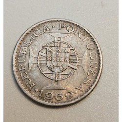 Moeda 2$50 Escudos de Angola - 1969 Colonia Portuguesa