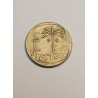Moeda 10 Agorot de Israel - Antiga - Palmeira e Cesta