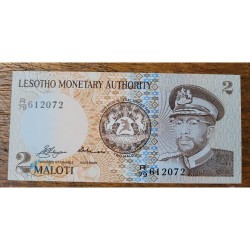 Cédula de Lesoto 2 maloti FE  P1