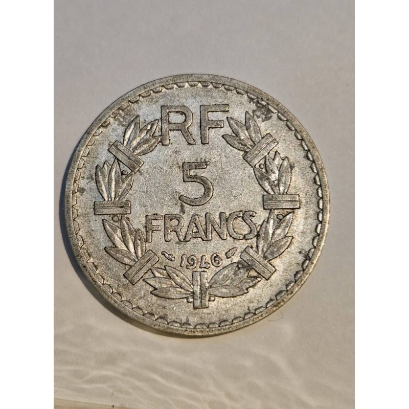 Moeda 5 Francos da França - 1946 - Segunda Guerra Mundial