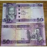 Cédula do Sudão do sul 50 libras 2017 FE