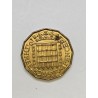 Moeda da Inglaterra 3 pence 1959 Rainha Elizabeth II