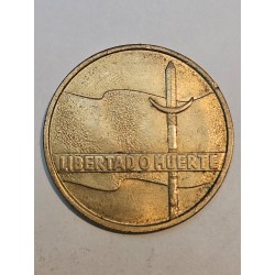 Moeda Comemorativa 5 Pesos Uruguaios - Sesquicentenário da Independência