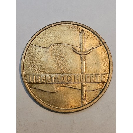 Moeda Comemorativa 5 Pesos Uruguaios - Sesquicentenário da Independência