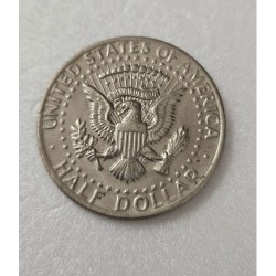 Moeda dos Estados Unidos Half Dolar 1972