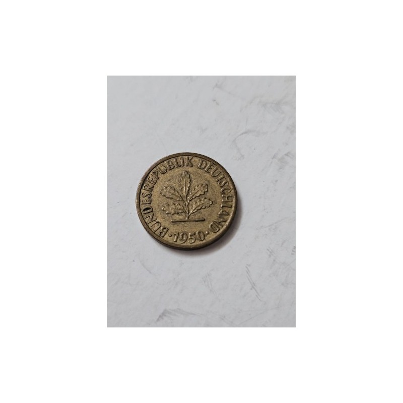 Moeda da Alemanha 5 pfenning 1950