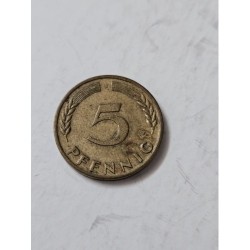 Moeda da Alemanha 5 pfenning 1950
