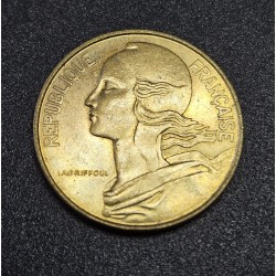 Moeda da França 10 centimes 1974