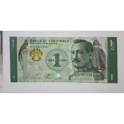 Cédula de Guatemala 1 quetzal 2024 FE