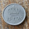 Moeda da Espanha 25 pesetas 1983