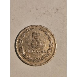 Moeda da Argentina 5 centavos 1923