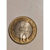 Moeda da India 10 rupias 2010 Bimetalica