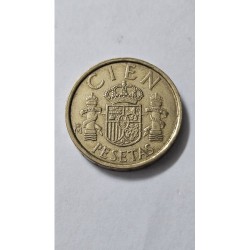 Moeda da Espanha 100 pesetas 1986